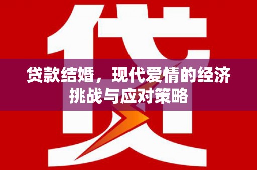 新泰贷款结婚，现代爱情的经济挑战与应对策略