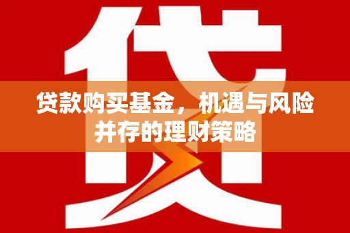 张掖贷款购买基金，机遇与风险并存的理财策略