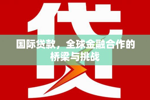 武川国际贷款，全球金融合作的桥梁与挑战