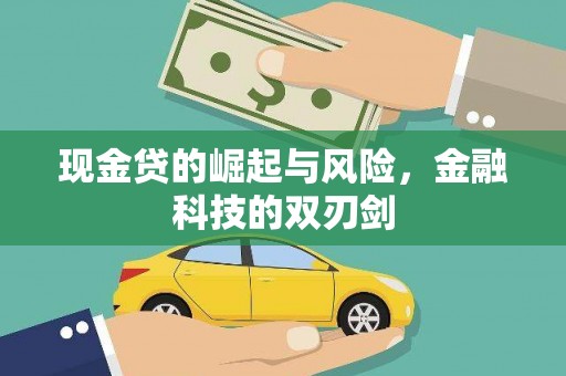 信阳现金贷的崛起与风险，金融科技的双刃剑