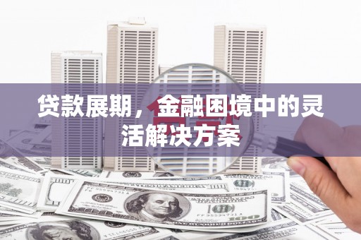 苏澳贷款展期，金融困境中的灵活解决方案