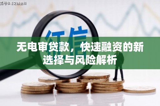 绥化无电审贷款，快速融资的新选择与风险解析