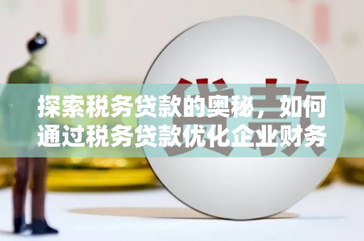 磁县探索税务贷款的奥秘，如何通过税务贷款优化企业财务